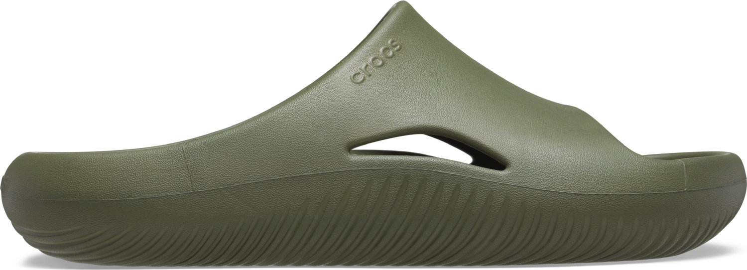 Шльопанці Crocs Mellow Slide 196265494132 42-43 оливкові