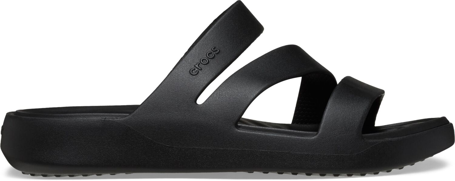 Шльопанці жіночі Crocs Getaway Strappy 209587-001 36-37 чорні