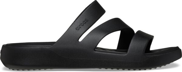 Шльопанці жіночі Crocs Getaway Strappy 209587-001 38-39 чорніфото