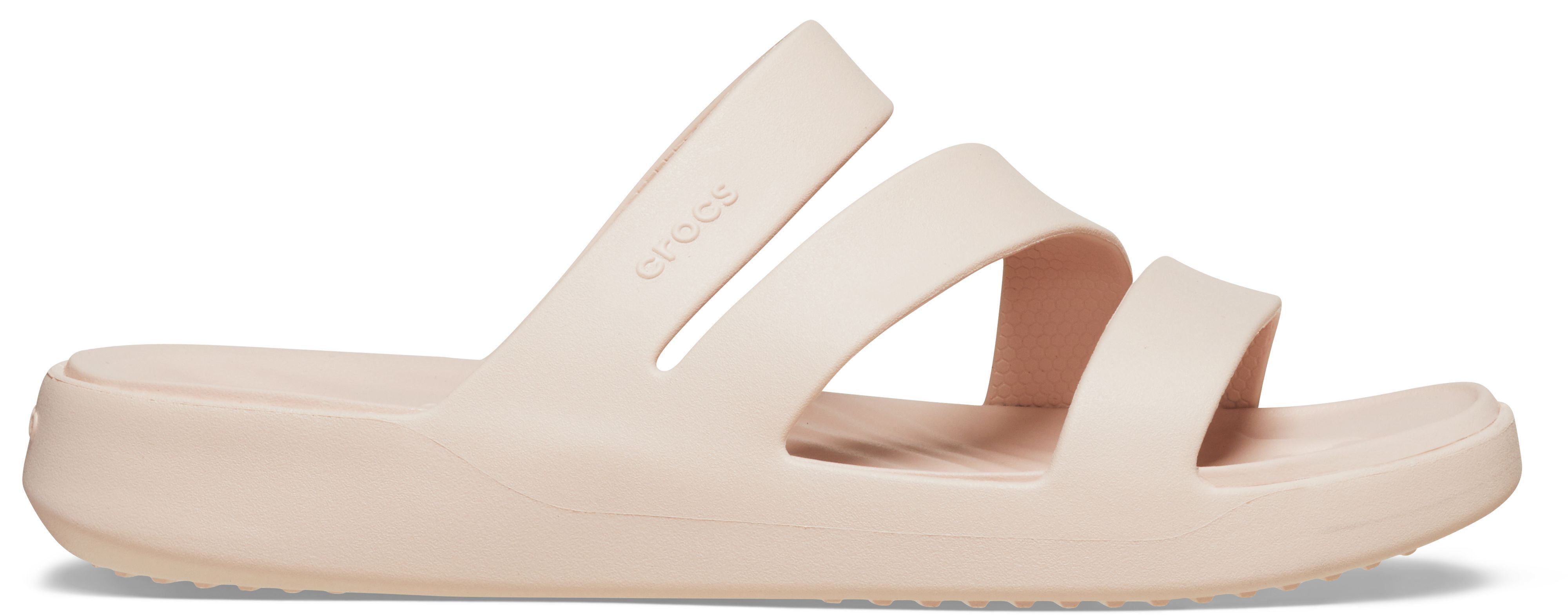 Шльопанці жіночі Crocs Getaway Strappy 209587-6UR 36-37 рожевіфото1
