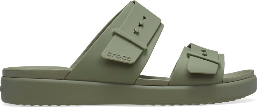 Сандалі жіночі Crocs Brooklyn Buckle Low Low 211215-3BX 39-40 (9 US) оливкові