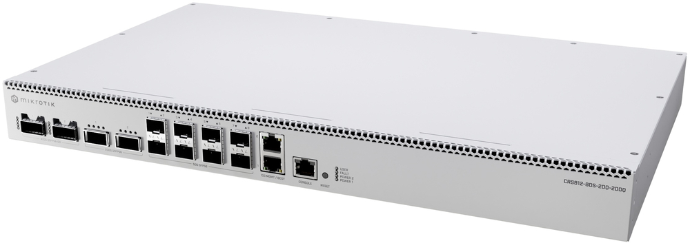 Коммутатор MikroTik Cloud Router Switch CRS812-8DS-2DQ-2DDQ-RM (CRS812-8DS-2DQ-2DDQ-RM) фото 1