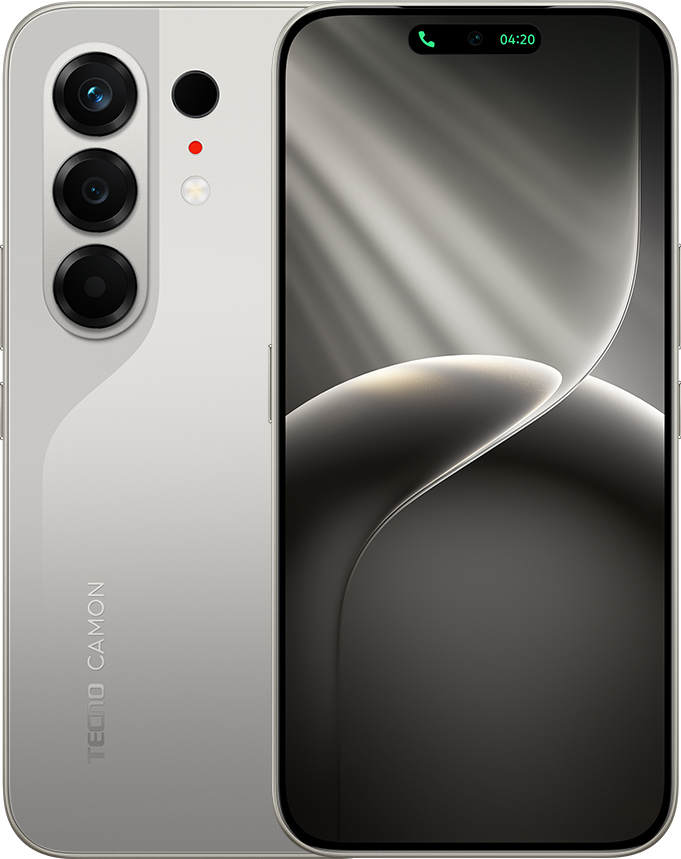 Смартфон TECNO Camon 50 (CN5) 12/256Gb Nebula Titanium (4894947116230)фото1