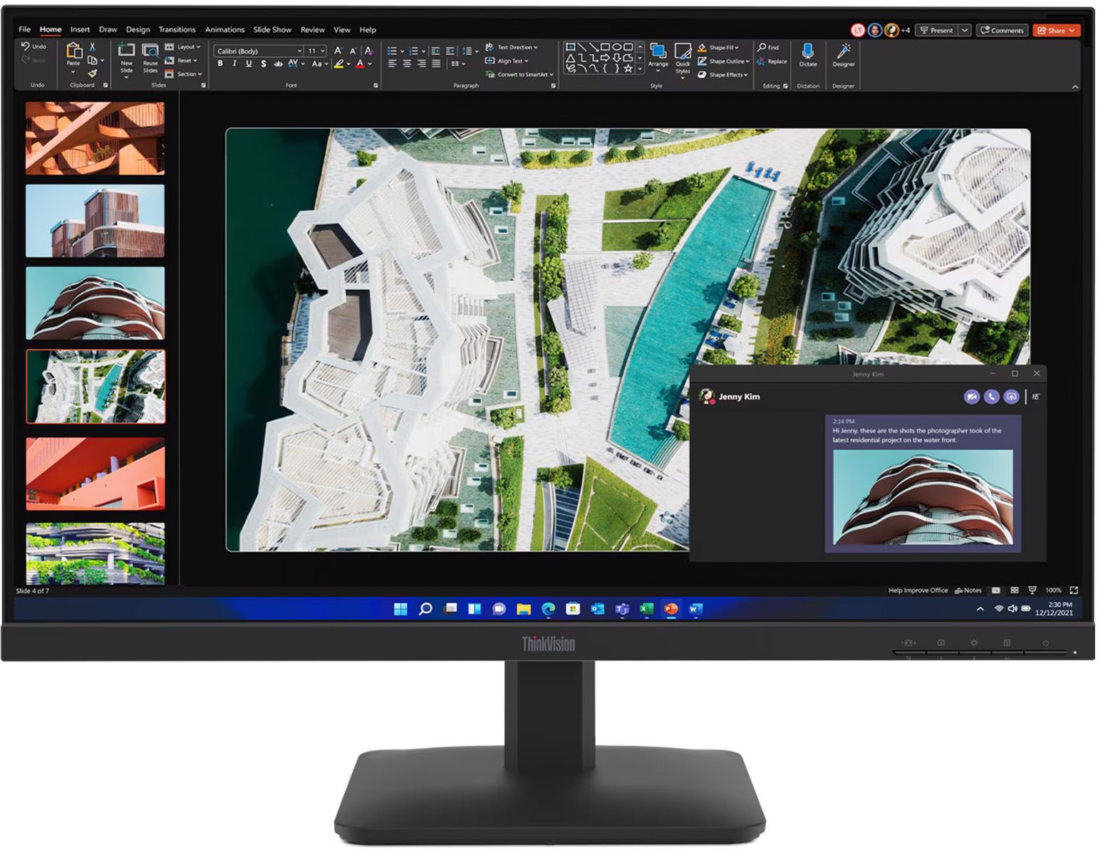 Монітор 27" LENOVO ThinkVision S27-4e (64BEKAT1UA)фото1