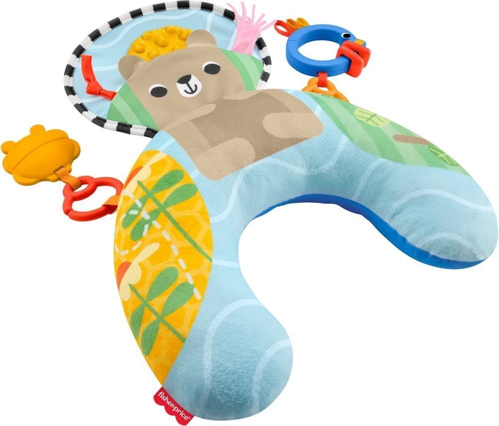 Подушка для игры на животике Fisher-Price Кроткий мишка (JHB44) фото 1