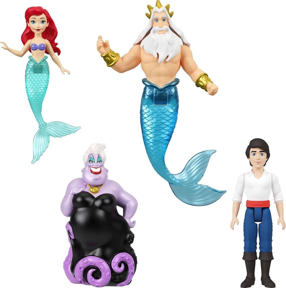Набор миникукол Disney Princess Ариэль и друзья по мотивам м/ф
