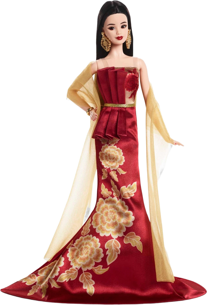 Коллекционная кукла Barbie Лунный Новый год (JJX83) фото 1