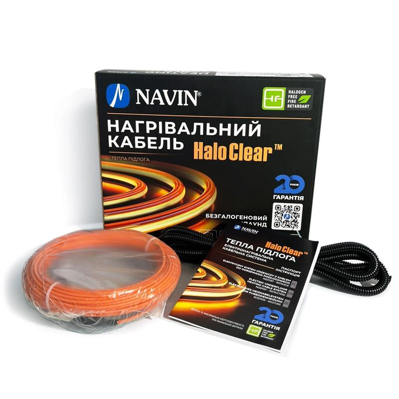 Кабель нагрівальний Navin HaloClear 18/340 (40-000020-0340)фото1