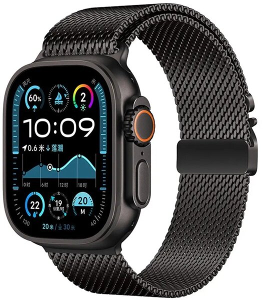 

Ремешок ArmorStandart Milanese UltraLock для Apple Watch 49/46/45/44/42 (Series 1-3) Black (ARM88957)