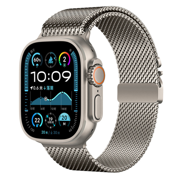 

Ремешок ArmorStandart Milanese UltraLock для Apple Watch 49/46/45/44/42 (Series 1-3) Titanium (ARM88958)