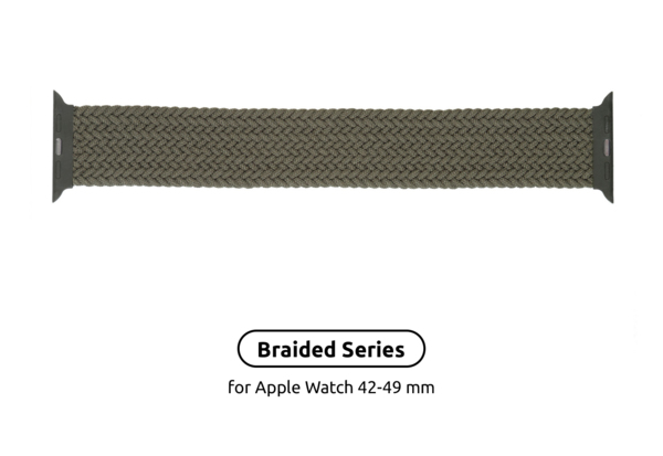 

Ремешок ArmorStandart Braided Solo Loop для Apple Watch 49/46/45/44/42 (Series 1-3) Inverness Green Size 6 (148 mm) (ARM