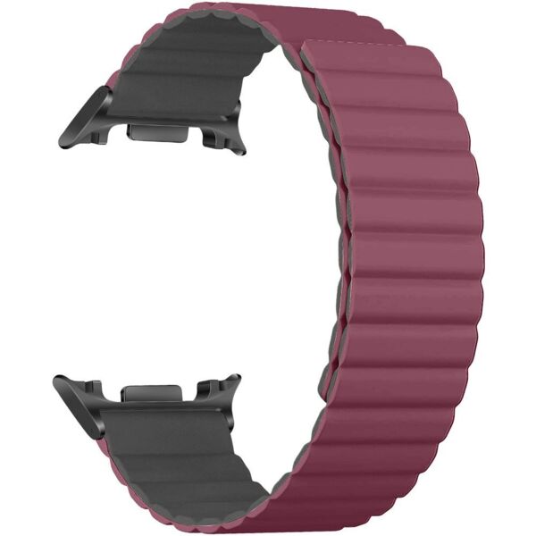 Ремешок ArmorStandart MagLink для Samsung Galaxy Watch 8 / 8 Classic Wine Red Grey (black connector) (ARM88941)