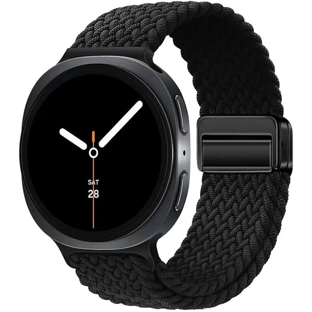 Ремінець ArmorStandart Braided Solo Loop для Samsung Watch 8 / 8 Classic (20x113 mm) Black (ARM87352)фото1