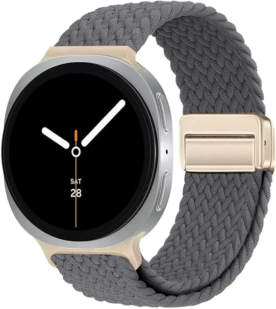 Ремешок ArmorStandart Braided Solo Loop для Samsung Watch 8 / 8 Classic (20x113 mm) Charcoal (ARM87353) фото 1