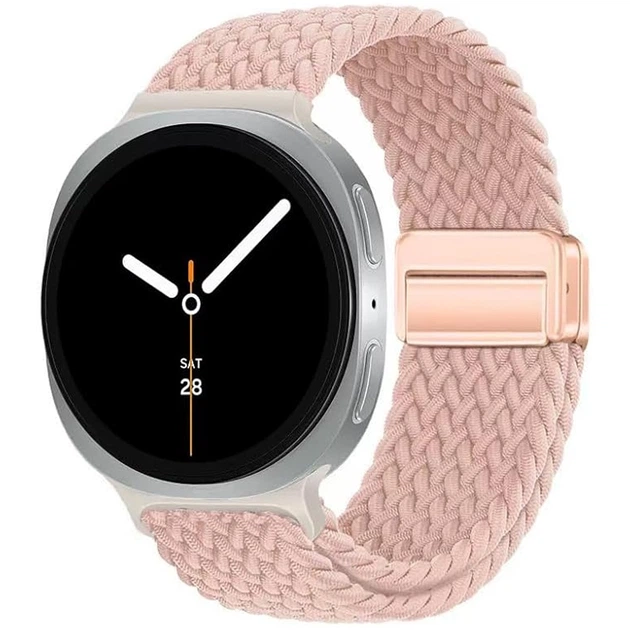 Ремешок ArmorStandart Braided Solo Loop для Samsung Watch 8 / 8 Classic (20x113 mm) Rose Gold (ARM87356) фото 1