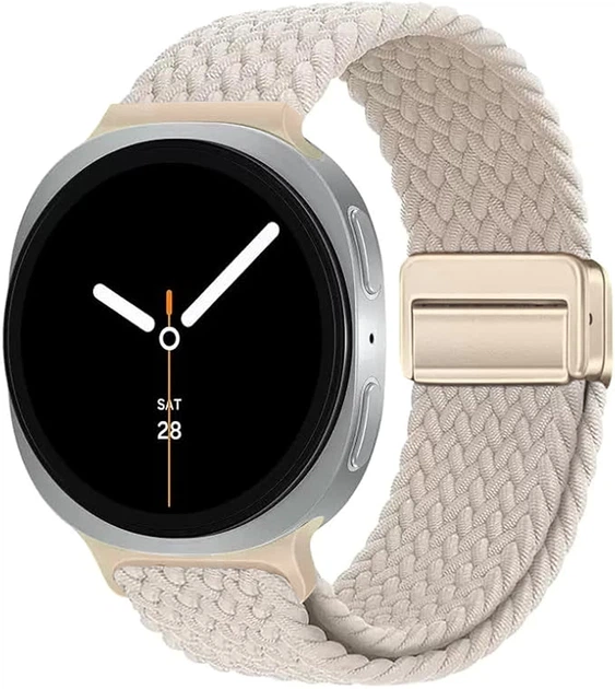 Ремешок ArmorStandart Braided Solo Loop для Samsung Watch 8 / 8 Classic (20x113 mm) Starlight (ARM87357) фото 1