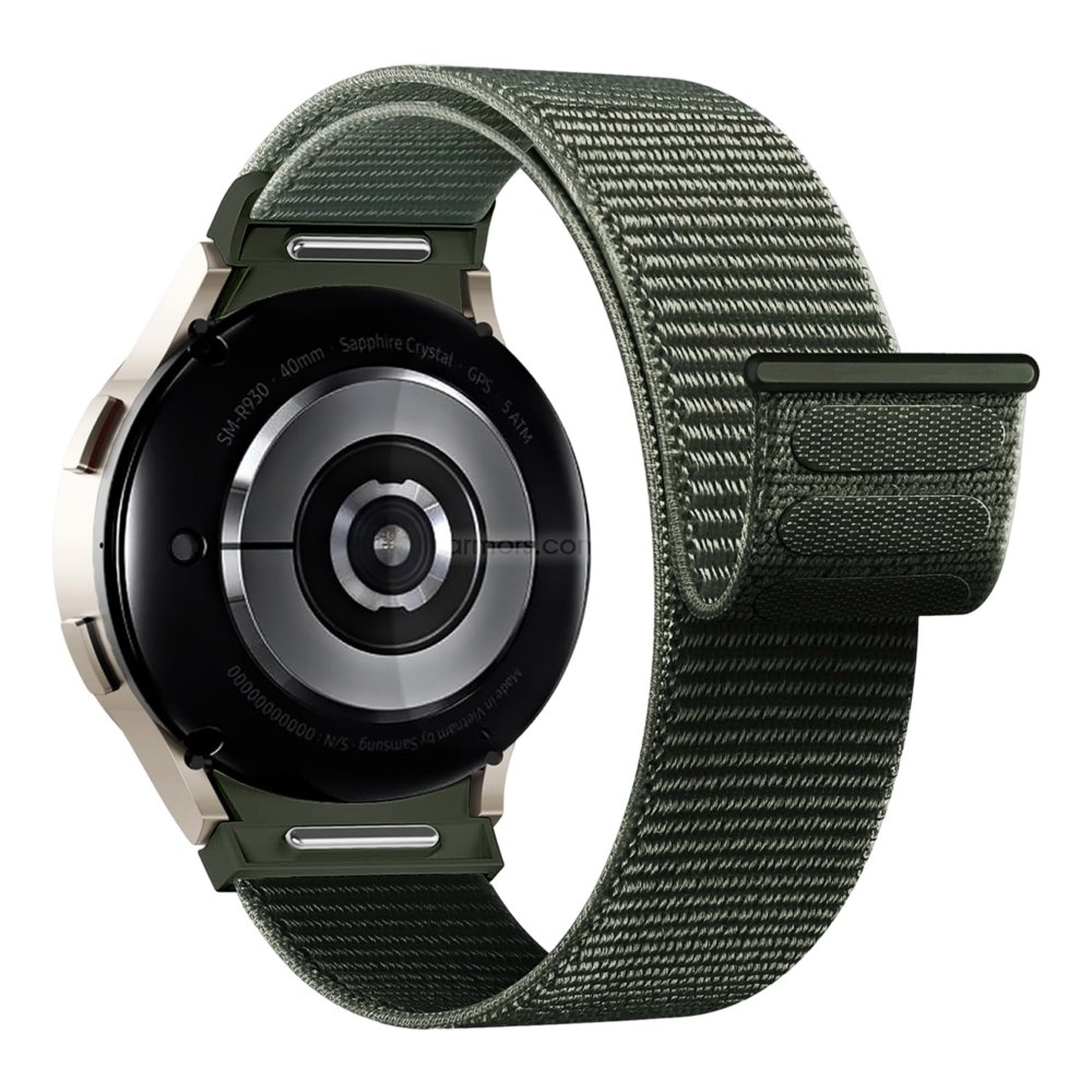 Ремешок ArmorStandart Nylon Band для Samsung Galaxy Watch 7 / FE / 6 / 6 Classic / 5 / 5 Pro / 4 / 4 Classic Khaki (ARM8 фото 1