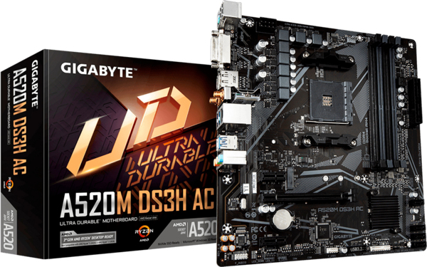 

Материнская плата GIGABYTE A520M DS3H AC (A520M_DS3H_AC)