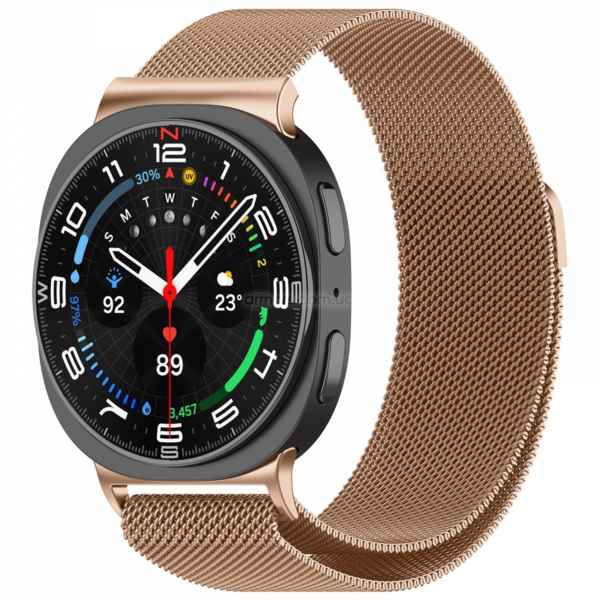 Ремешок ArmorStandart Milanese Magnetic Samsung Watch 8 / 8 Classic (20x113 mm) Rose Gold (ARM87360)