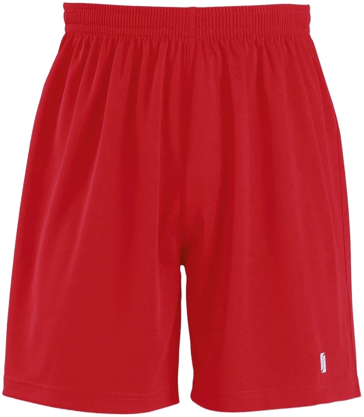 Спортивные шорты футбольные детские Sol’s San Siro Kids 0122214508A 8-9р красные фото 1