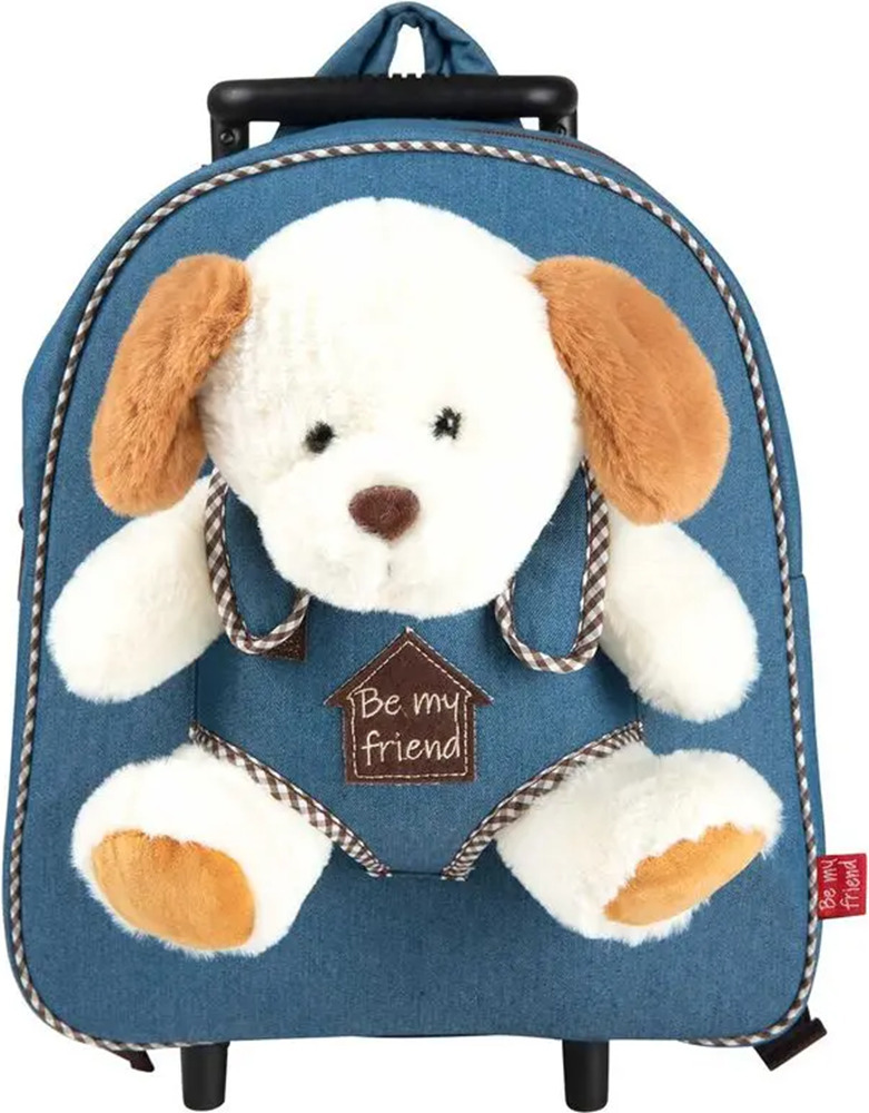 Рюкзак на колесах дитячий Perletti Perletti Toys Duff Dog P13034 джинсовийфото1