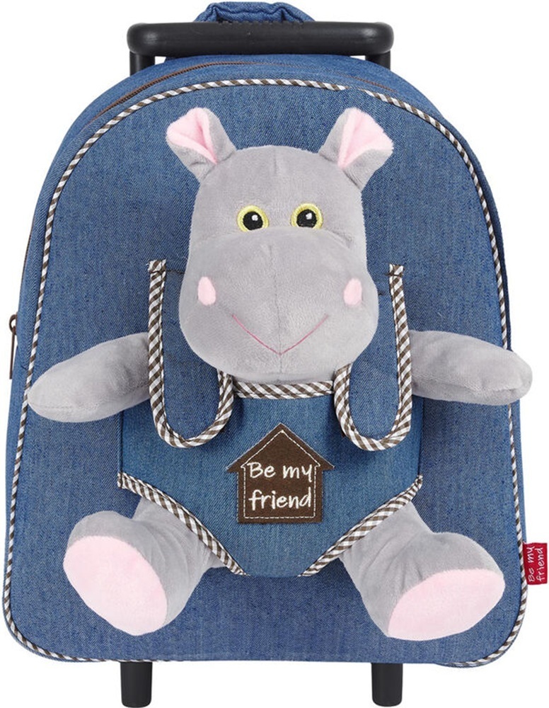 Рюкзак на колесах дитячий Perletti Perletti Toys Holly Hipp P13074 джинсовийфото1