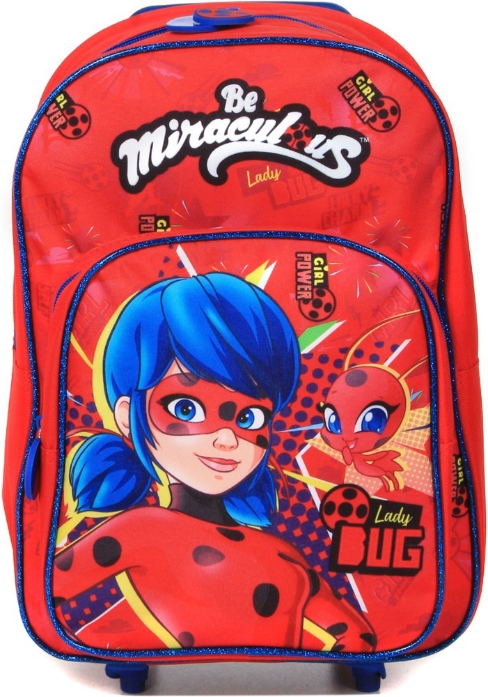 Рюкзак на колесах дитячий Perletti Perletti Kids Miraculous Ladybug P13119 червонийфото1