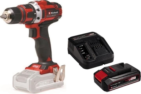 

Шуруповерт-дрель аккумуляторная Einhell TE-CD 18/40 Li Kit PXC 18В 1х2.5А·час (4513925-16)