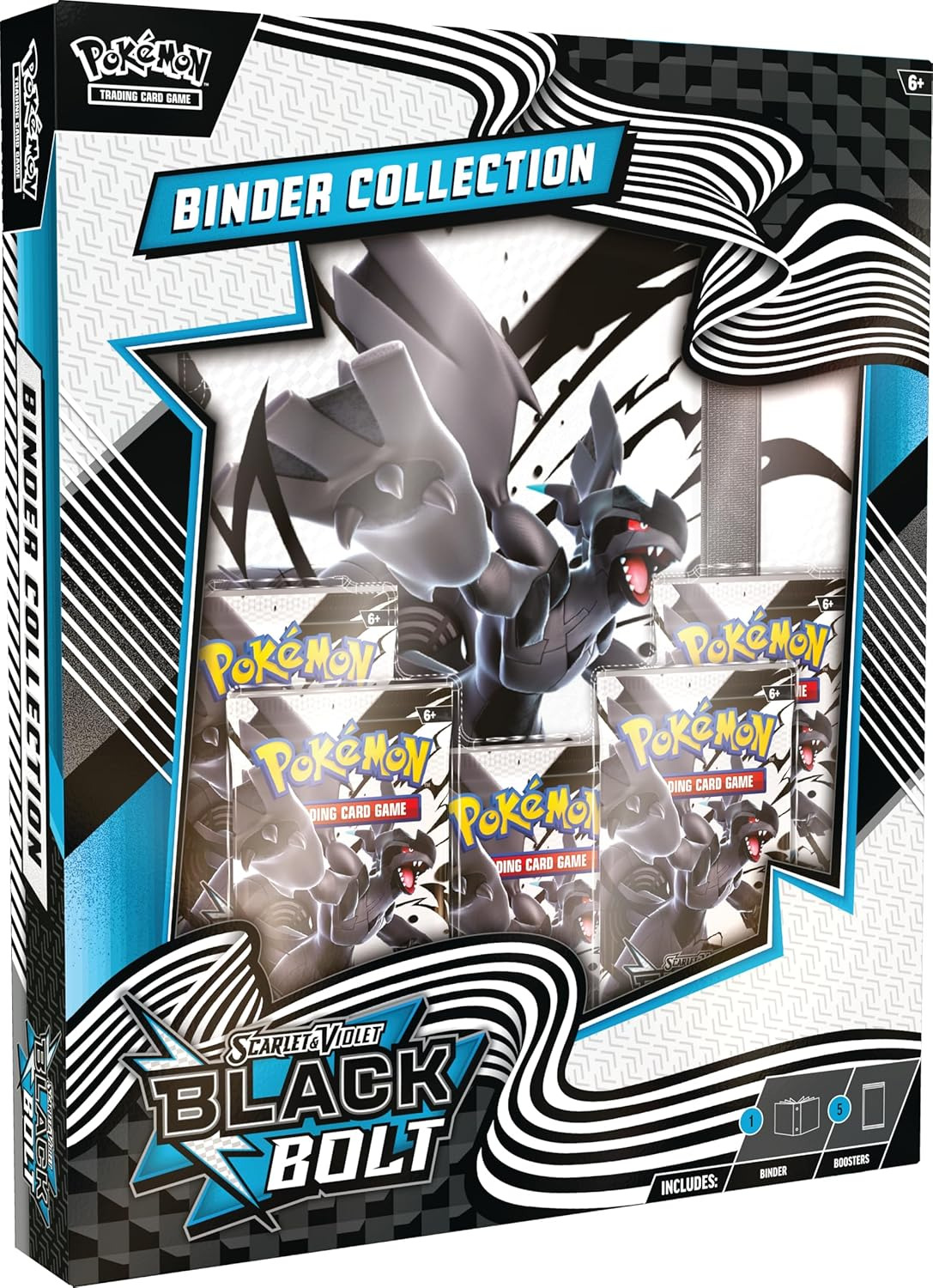 Коллекционная карточная игра Pokemon: Black Bolt - Binder Collection SV10.5 фото 1