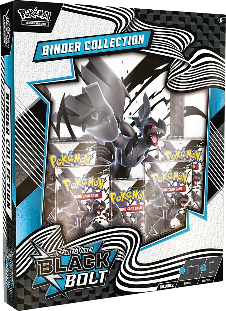 Колекційна карткова гра Pokemon: Black Bolt - Binder Collection SV10.5фото1