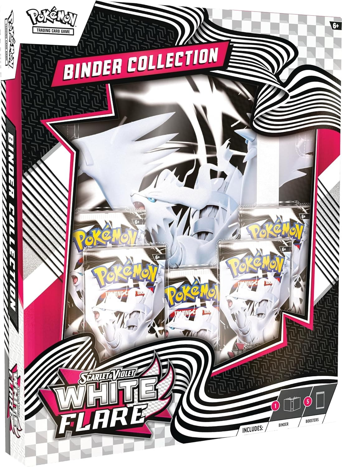 Коллекционная карточная игра Pokemon: White Flare - Binder Collection SV10.5 фото 1