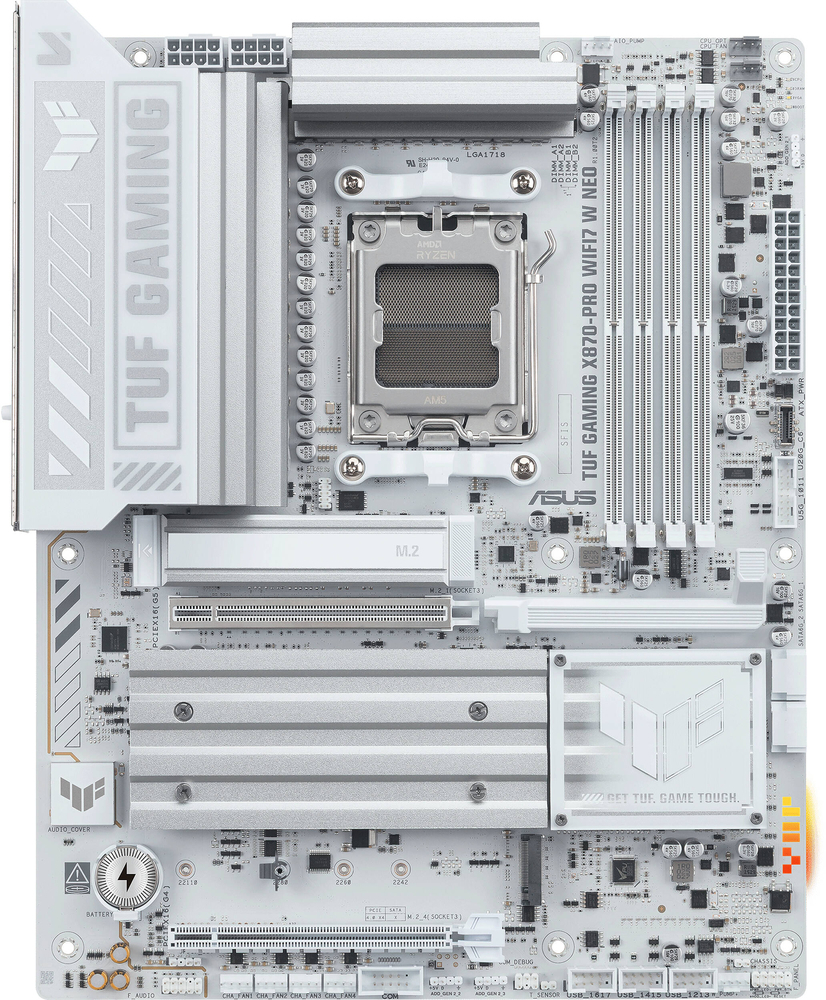 Материнcкая плата ASUS TUF GAMING X870-PRO WIFI7 W NEO White (90MB1NY0-M0EAY0) фото 1