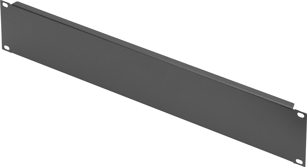 Заглушка DIGITUS 19’’ 2U, цвет панели черный (RAL 9005) (DN-19BPN-02-SW) фото 1