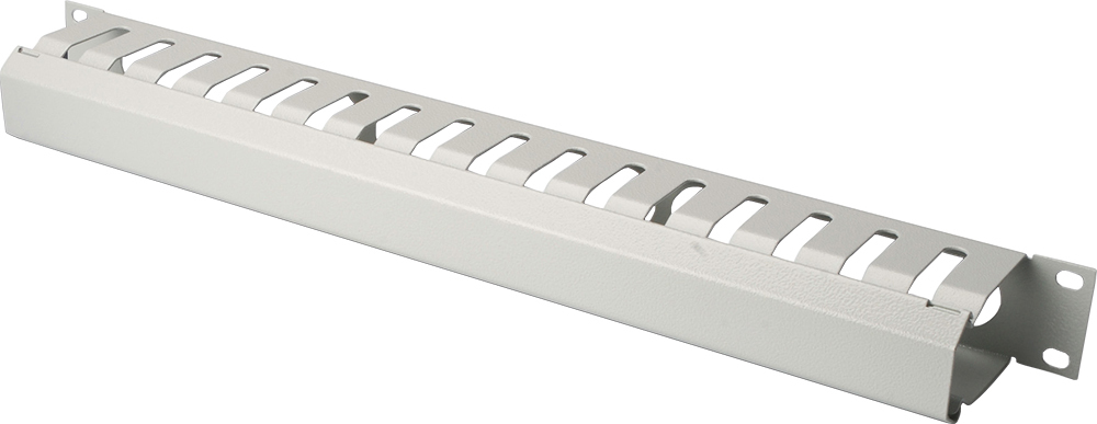 Кабельний організатор DIGITUS 19" 1U RAL 7035 (DN-97616)фото1