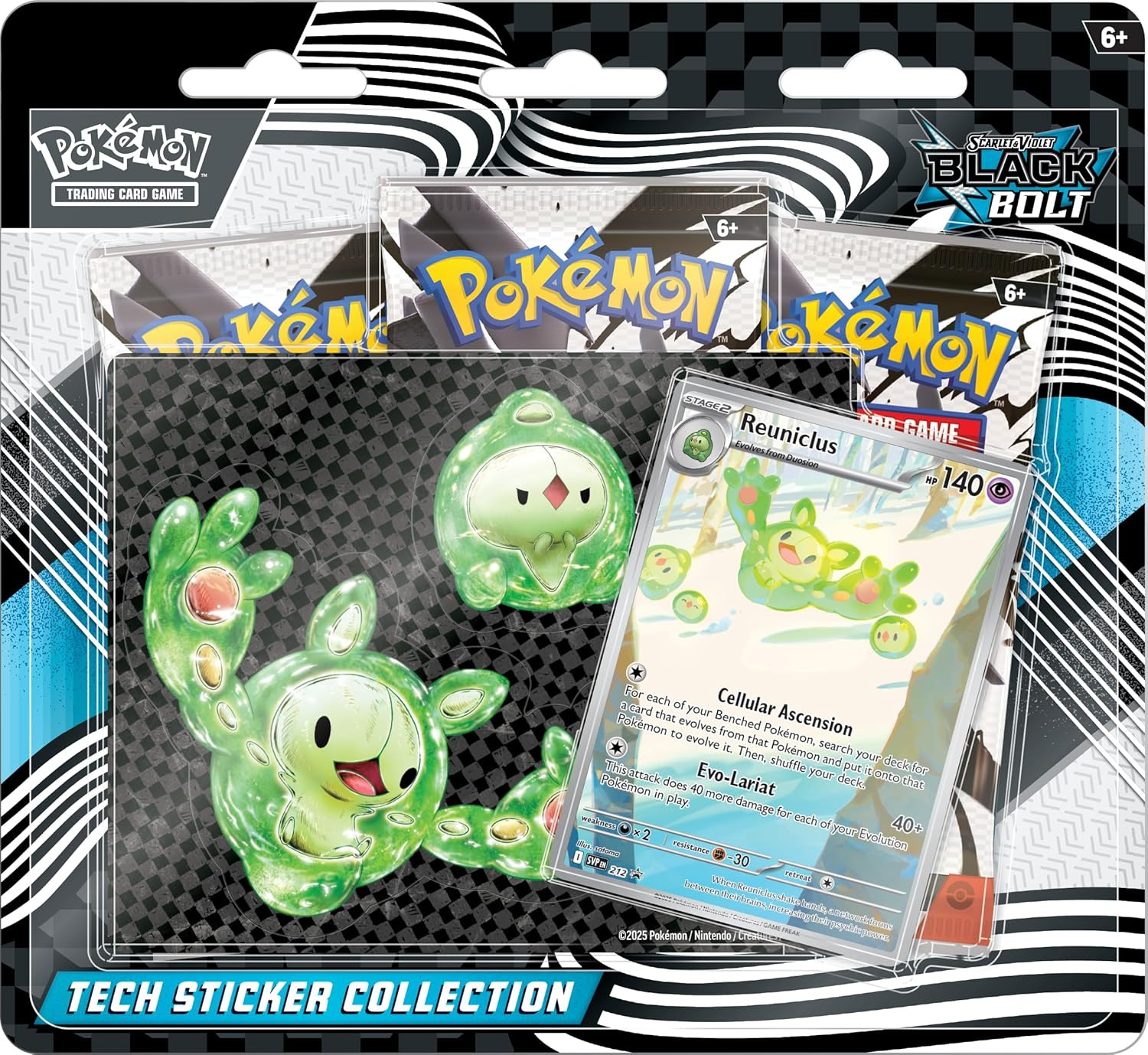 Коллекционная карточная игра Pokemon: Black Bolt - Tech Sticker Collection SV10.5 фото 1