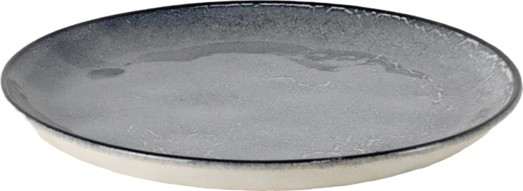 Тарілка обідня ARDESTO Daiano, 28см, сірий (AR1728DG)фото1