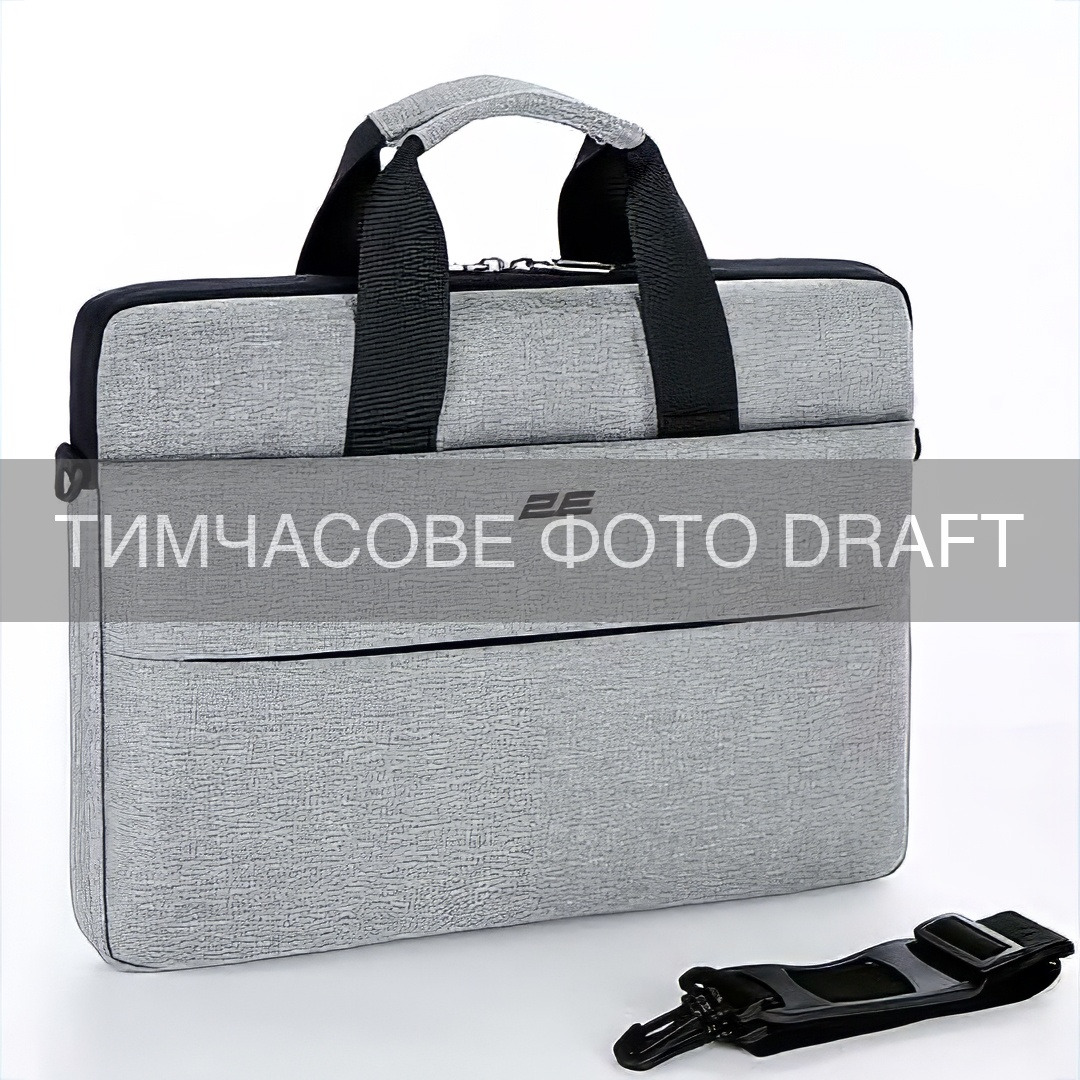 Сумка для ноутбука 2E, Slim Keeper Plus 13/14", сірийфото1