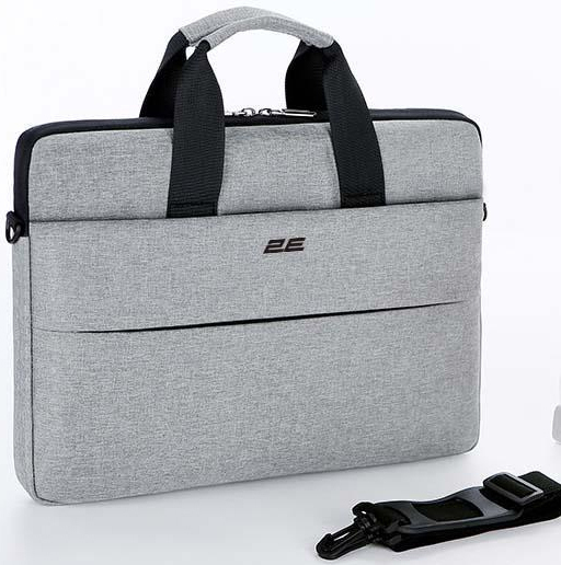 Сумка для ноутбука 2E, Slim Keeper Plus 17", сірийфото1