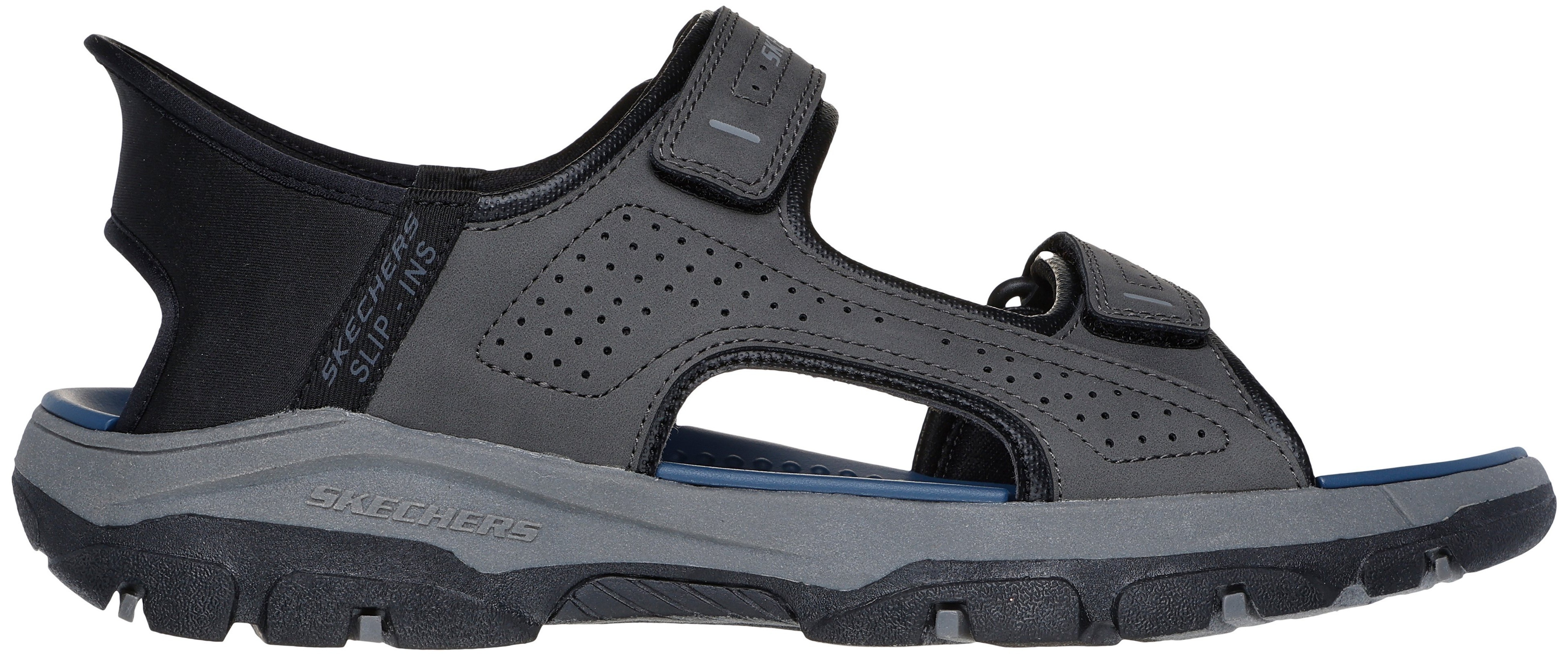 Сандалии мужские Skechers Slip-ins Relaxed Fit: Tresmen - Reece 205289 CHAR 46 (12 US) серые фото 1