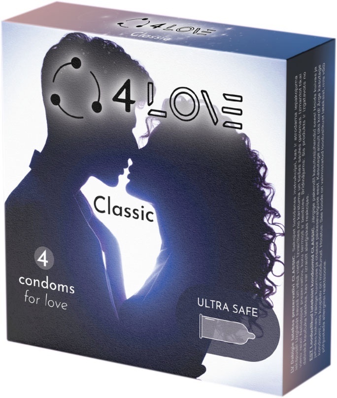 Презервативи 4Love Classic 4 штфото1