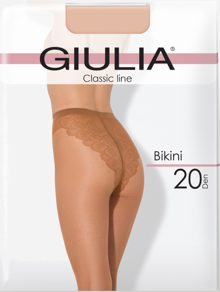 Колготки Giulia 12 Bikini 20 Den 4p карамельные фото 