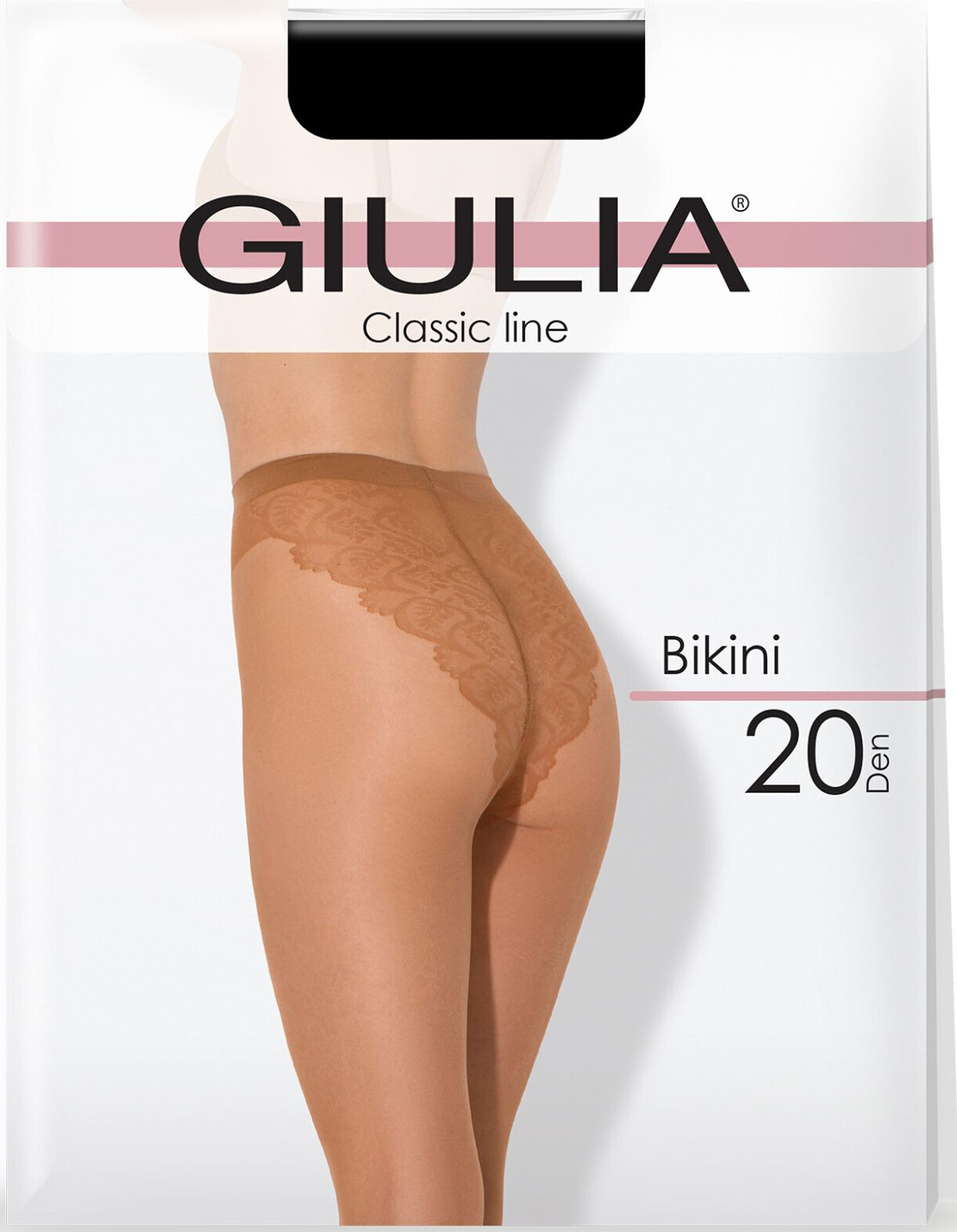 Колготки Giulia 12 Bikini 20 Den 2p черные фото 1