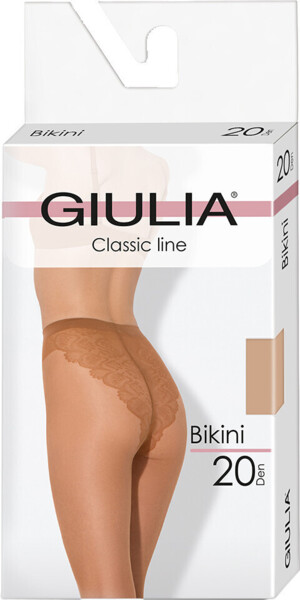 Колготки Giulia 7033 Bikini 20 Den 3p світло-коричневіфото