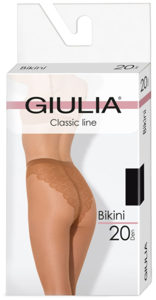 Колготки Giulia 7033 Bikini 20 Den 5p черные фото 