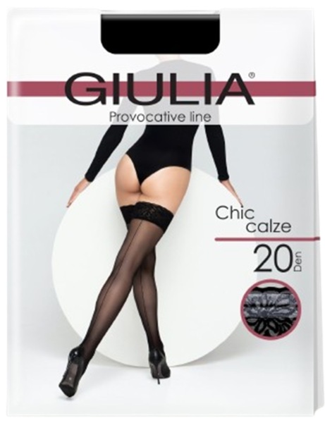 Панчохи Giulia 231 Chic 20 Den Calze 1/2p чорні фото