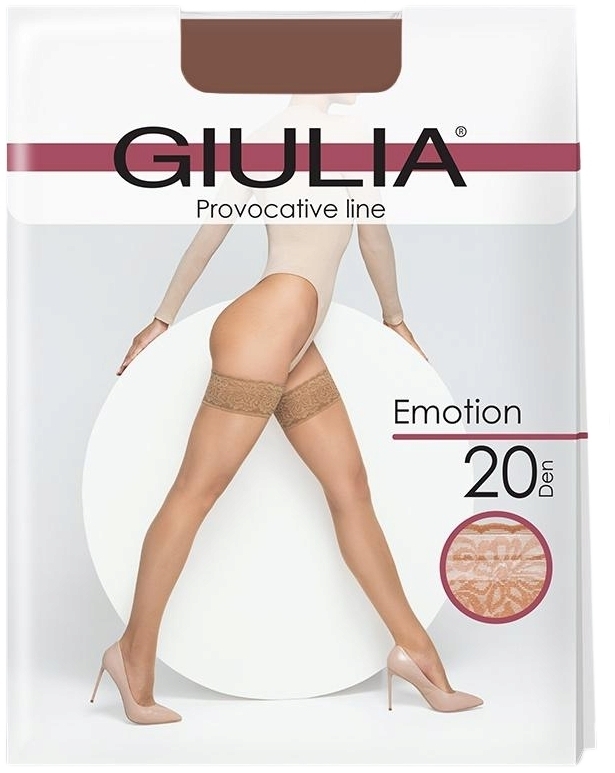 Панчохи Giulia 327 Emotion cappuccino 20 Den 3/4p капучино