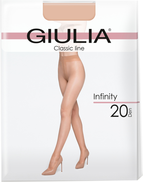 Колготки Giulia 324 Infinity 20 Den 4p светло-коричневые фото
