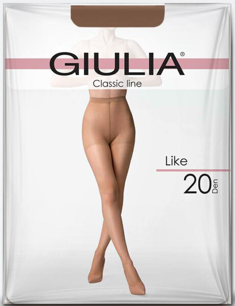 Колготки Giulia 4341 Like 20 Den 4p капучино фото 