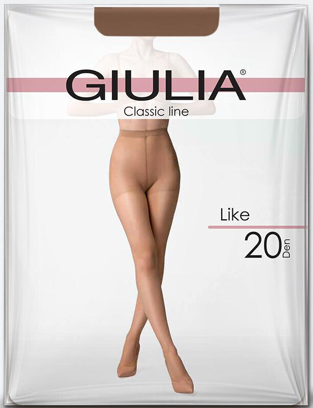 Колготки Giulia 4341 Like 20 Den 5p капучино фото 1