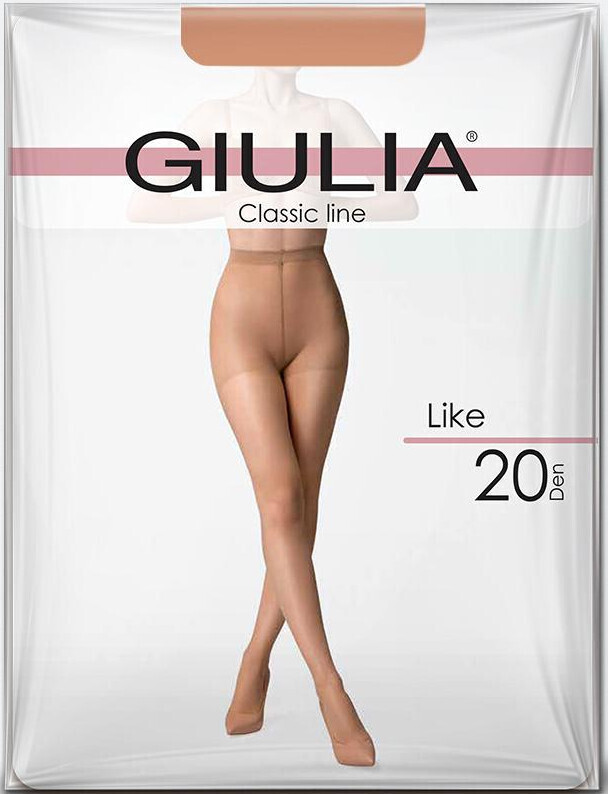 Колготки Giulia 4341 Like 20 Den 4p карамельные фото 1